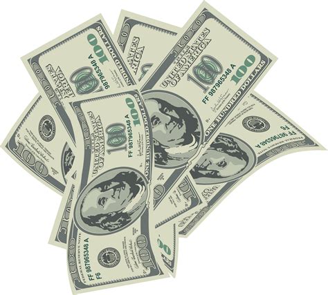 clip art of money bills.